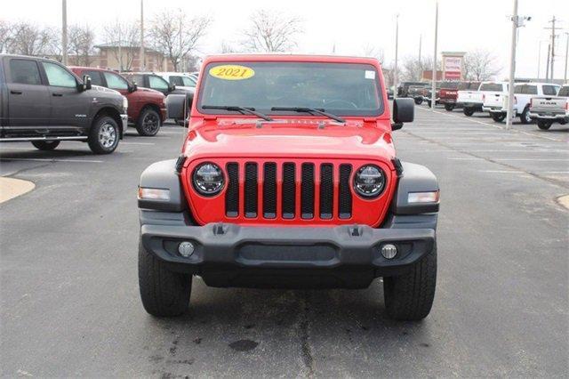 used 2021 Jeep Wrangler Unlimited car, priced at $30,828