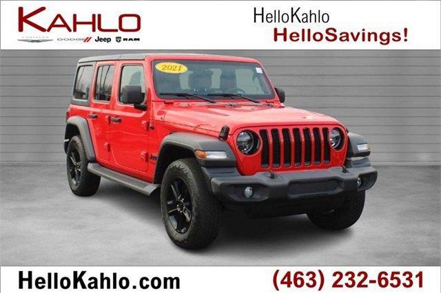 used 2021 Jeep Wrangler Unlimited car, priced at $30,828