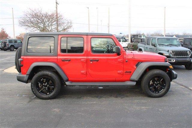 used 2021 Jeep Wrangler Unlimited car, priced at $30,828