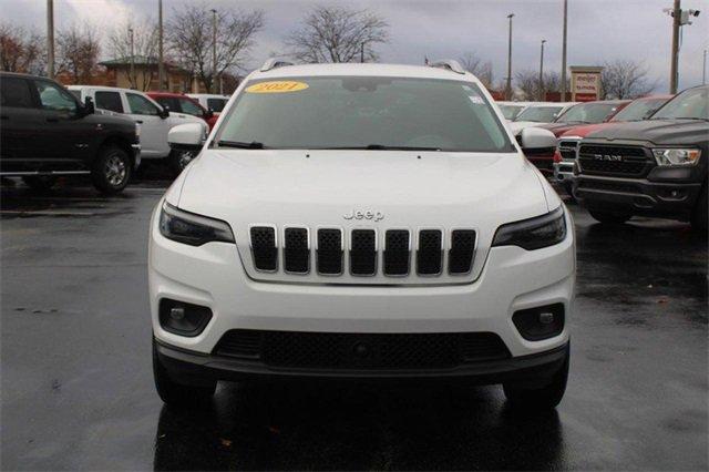 used 2021 Jeep Cherokee car, priced at $21,053