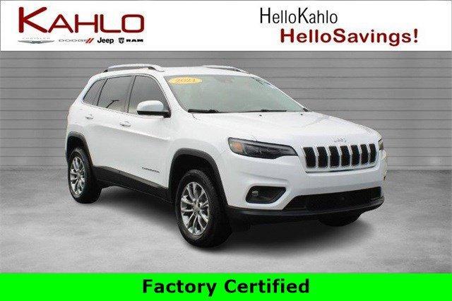 used 2021 Jeep Cherokee car, priced at $19,942