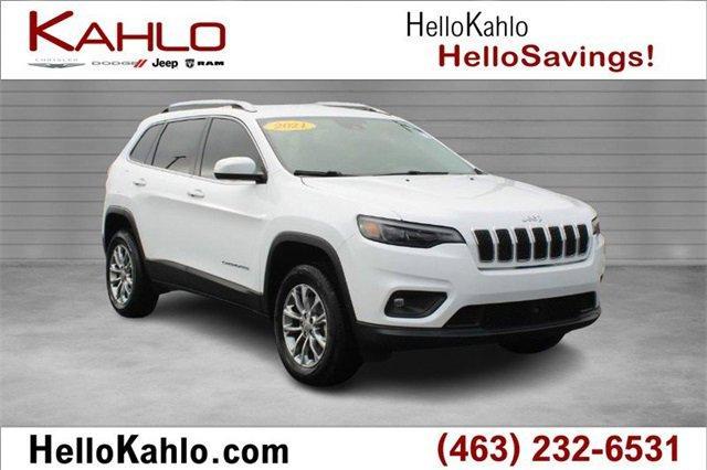 used 2021 Jeep Cherokee car, priced at $21,053