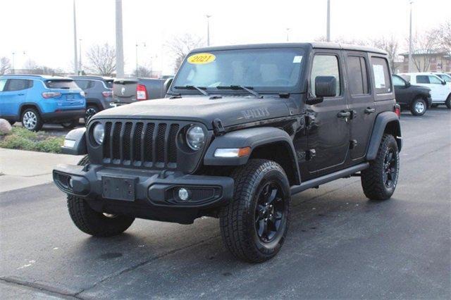 used 2021 Jeep Wrangler Unlimited car, priced at $31,591