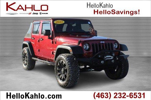 used 2013 Jeep Wrangler Unlimited car, priced at $19,432