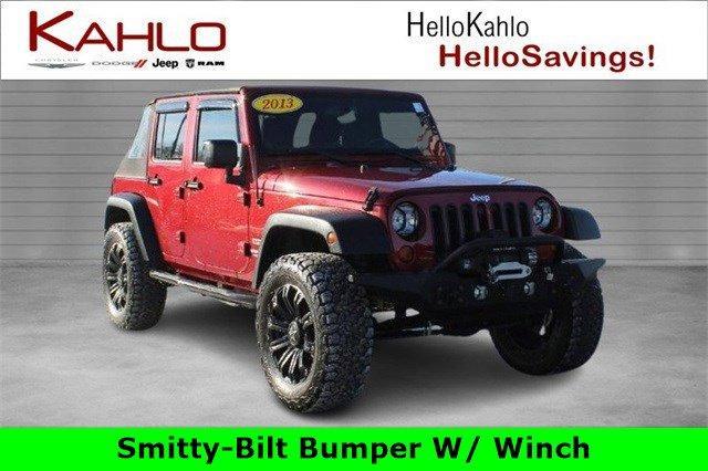 used 2013 Jeep Wrangler Unlimited car, priced at $18,832