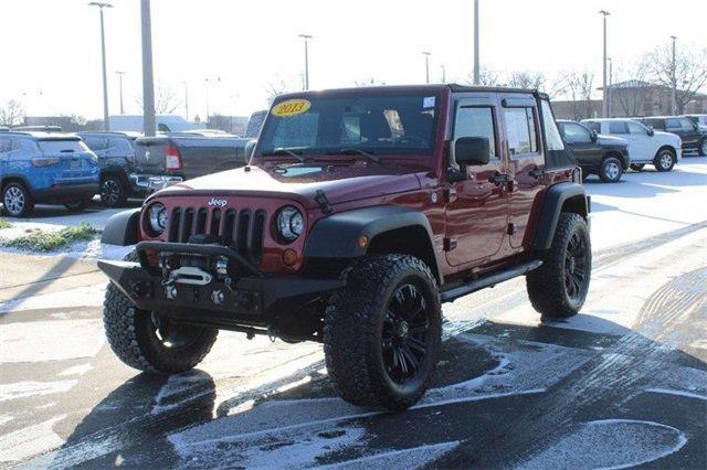 used 2013 Jeep Wrangler Unlimited car, priced at $19,432