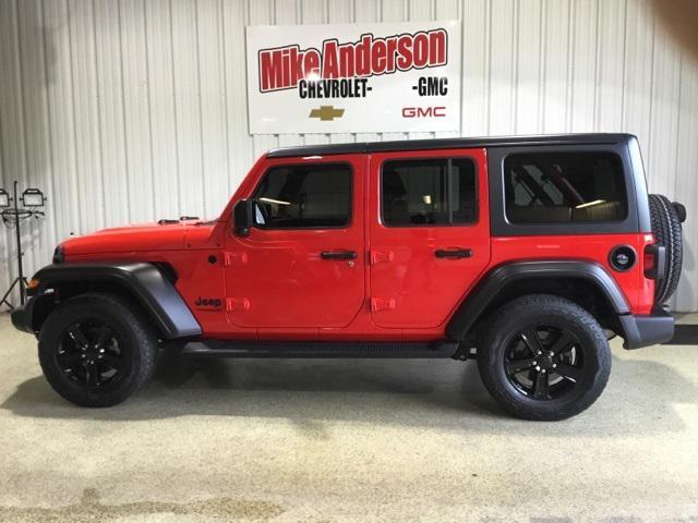 used 2021 Jeep Wrangler Unlimited car, priced at $34,995