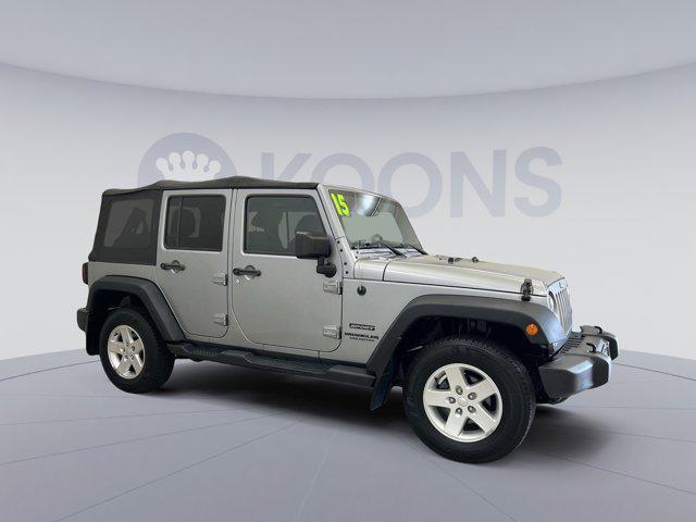 used 2015 Jeep Wrangler Unlimited car, priced at $17,042