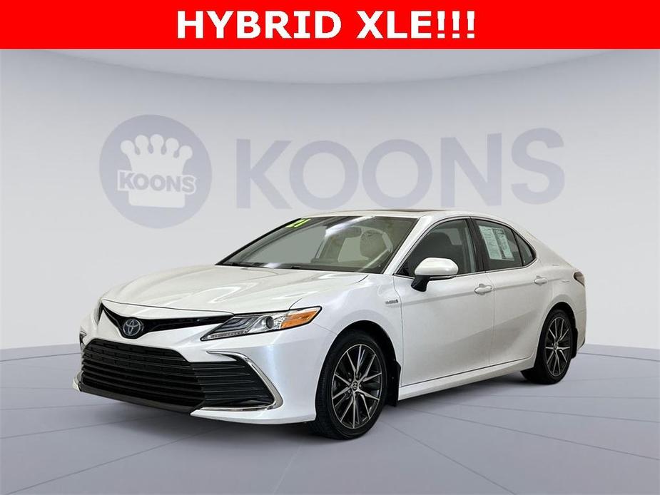 used 2021 Toyota Camry Hybrid car, priced at $26,444