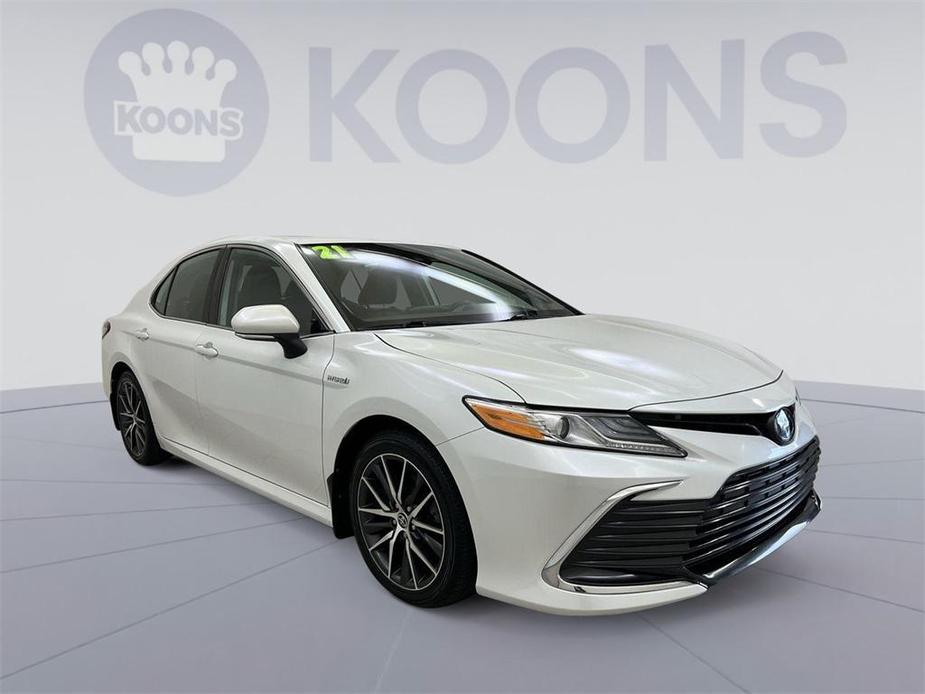 used 2021 Toyota Camry Hybrid car, priced at $27,500