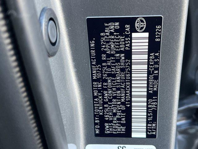 new 2026 Toyota Camry car, priced at $36,436