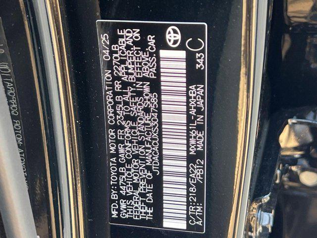 new 2025 Toyota Prius car, priced at $42,610