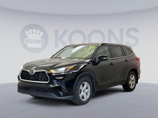used 2021 Toyota Highlander car, priced at $29,500