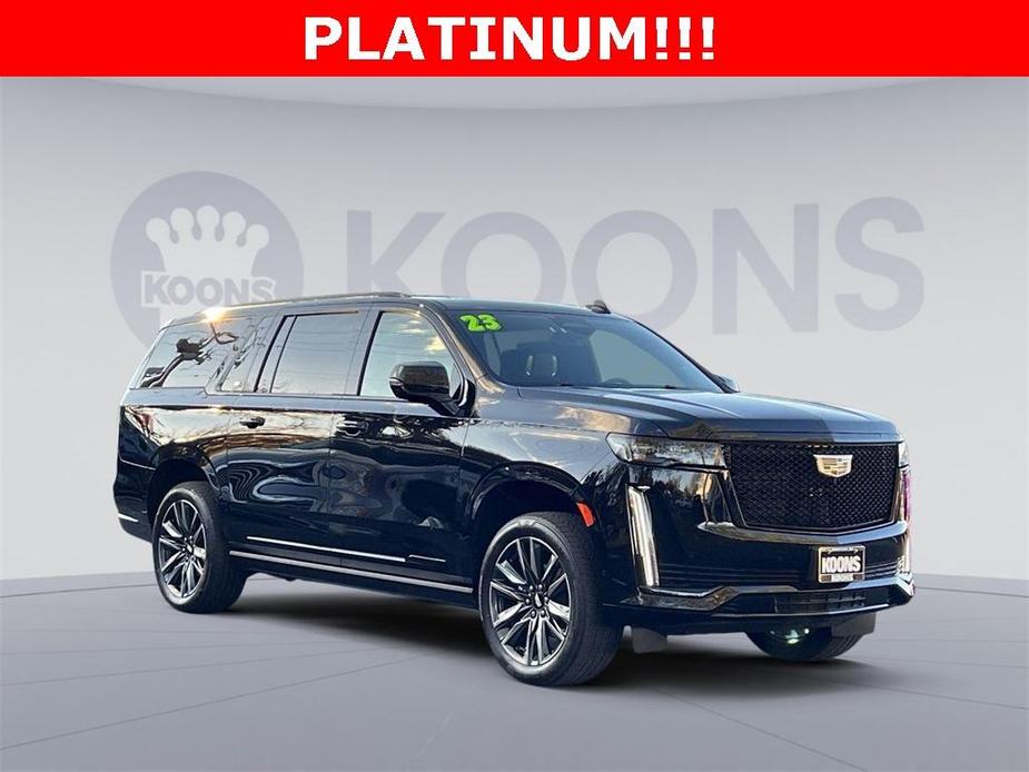 used 2023 Cadillac Escalade ESV car, priced at $92,995