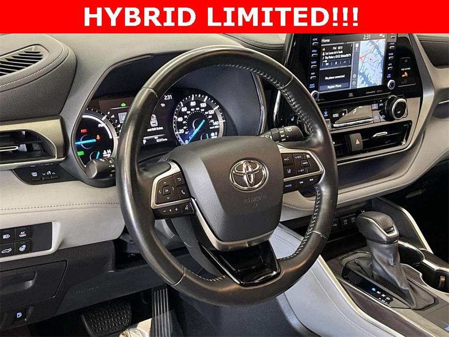 used 2021 Toyota Highlander Hybrid car, priced at $35,500