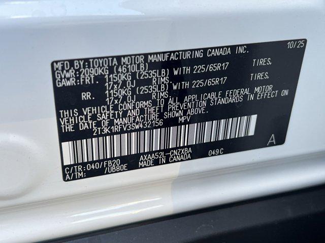 new 2025 Toyota RAV4 car, priced at $31,509