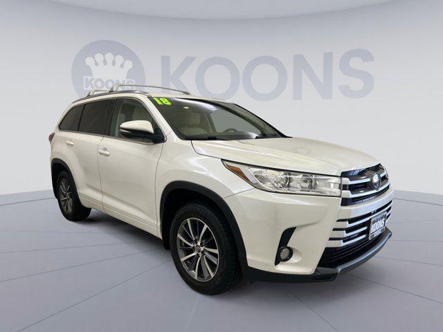 used 2018 Toyota Highlander car, priced at $19,423