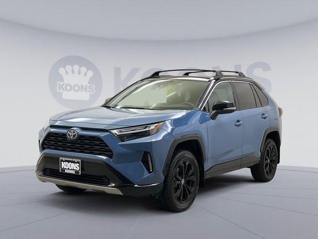 used 2022 Toyota RAV4 Hybrid car, priced at $34,500