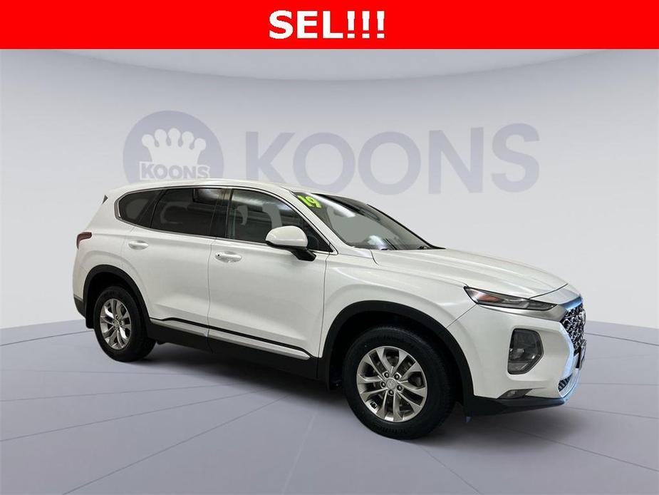 used 2019 Hyundai Santa Fe car, priced at $18,762