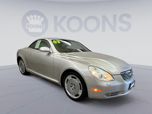 used 2003 Lexus SC 430 car, priced at $12,500