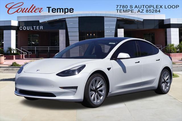 used 2021 Tesla Model 3 car, priced at $20,595
