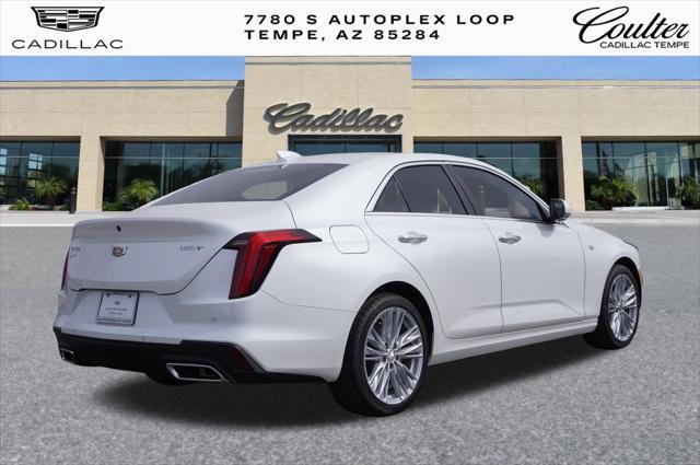 new 2025 Cadillac CT4 car, priced at $42,215