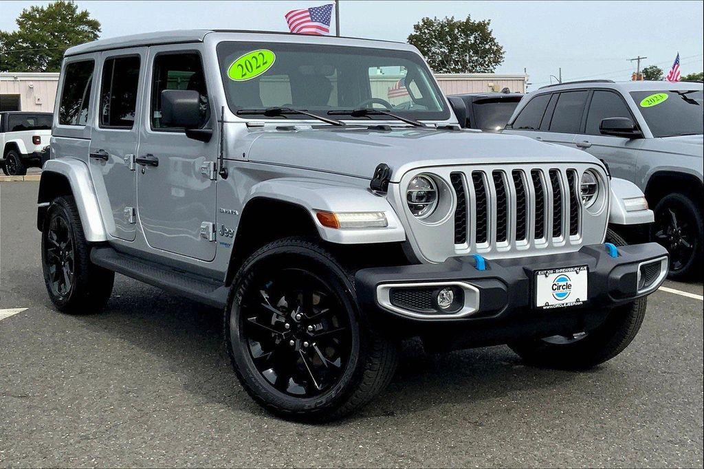 used 2022 Jeep Wrangler Unlimited 4xe car, priced at $36,490