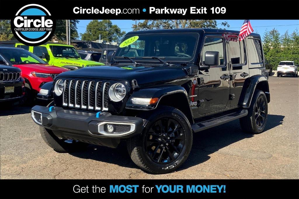 used 2022 Jeep Wrangler Unlimited 4xe car, priced at $33,990