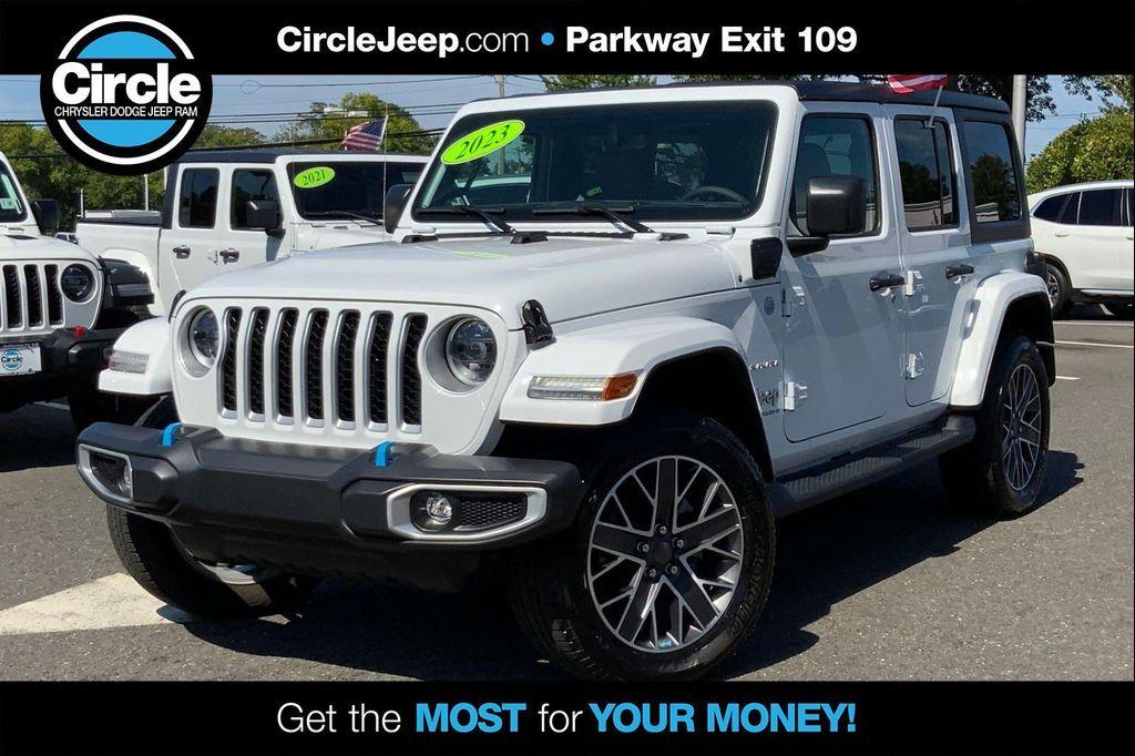 used 2023 Jeep Wrangler 4xe car, priced at $37,490