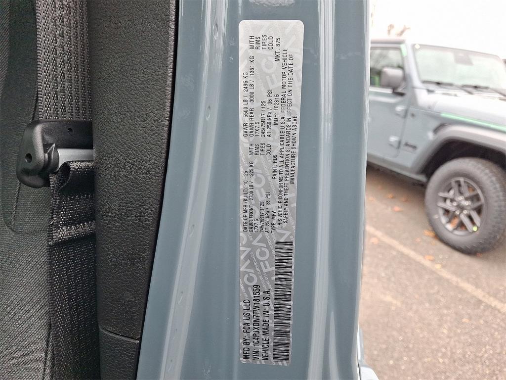 new 2026 Jeep Wrangler car, priced at $50,220