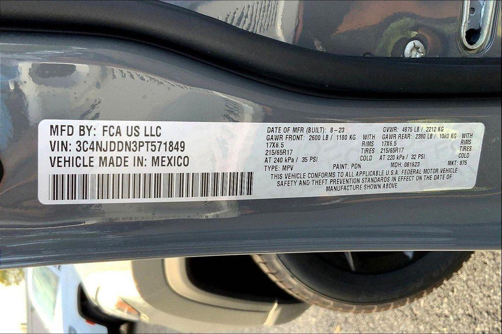 used 2023 Jeep Compass car, priced at $25,990