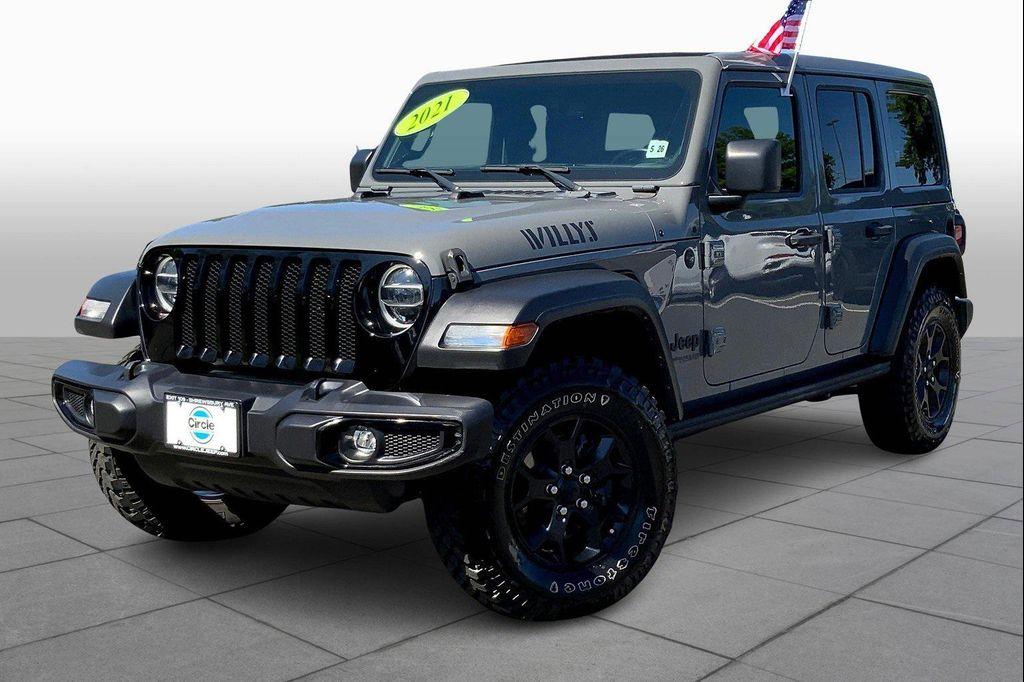 used 2021 Jeep Wrangler Unlimited car, priced at $30,990