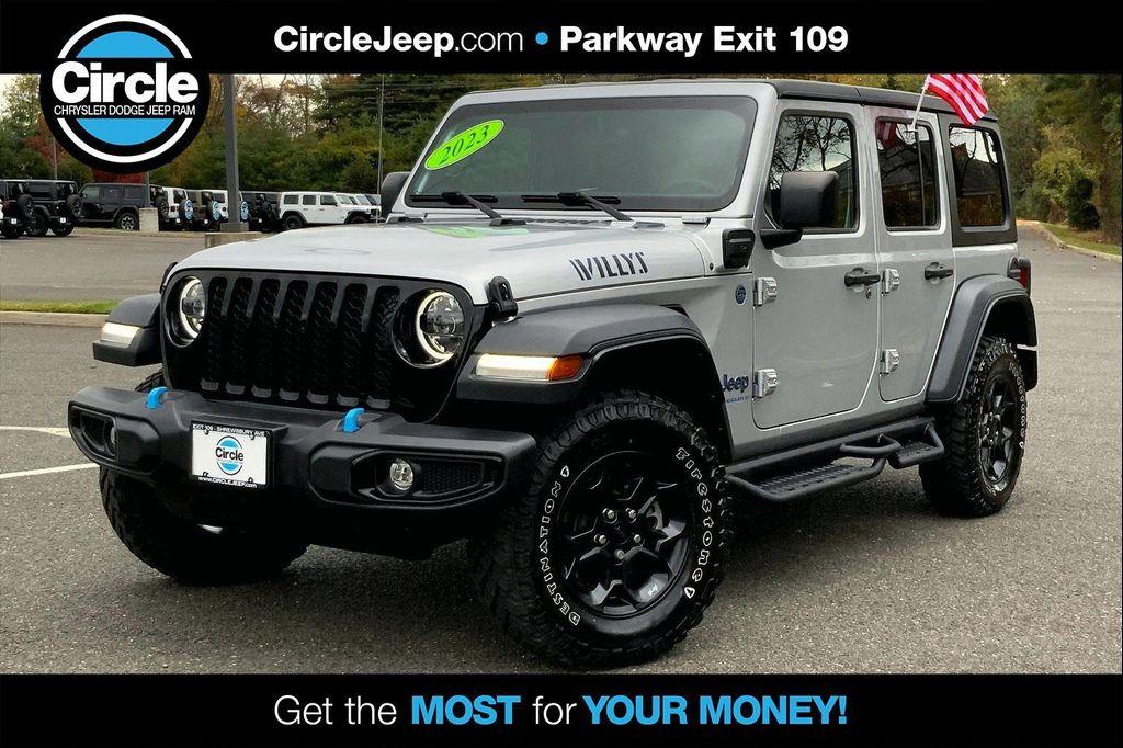used 2023 Jeep Wrangler 4xe car, priced at $33,490