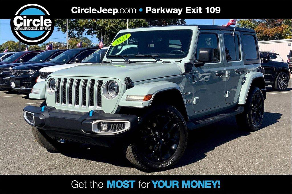 used 2023 Jeep Wrangler 4xe car, priced at $31,990