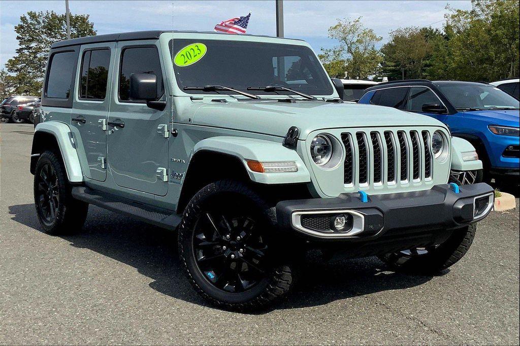 used 2023 Jeep Wrangler 4xe car, priced at $33,900