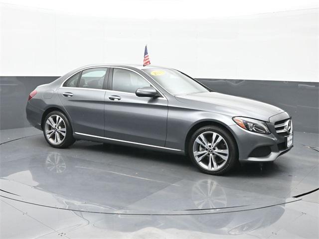used 2018 Mercedes-Benz C-Class car, priced at $15,000