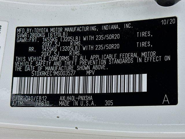 used 2021 Toyota Sienna car, priced at $37,897