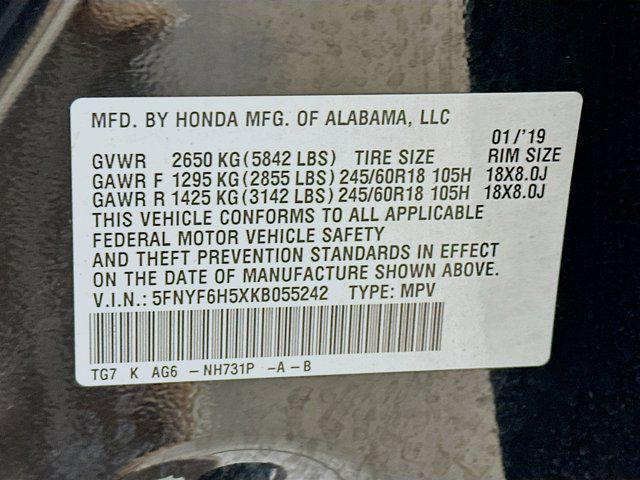 used 2019 Honda Pilot car, priced at $19,197