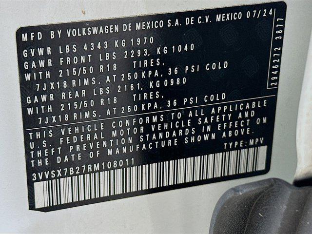 used 2024 Volkswagen Taos car, priced at $19,797