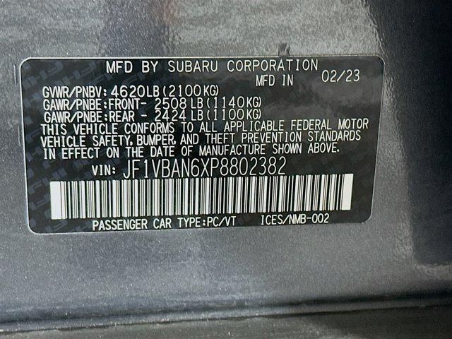 used 2023 Subaru WRX car, priced at $29,597