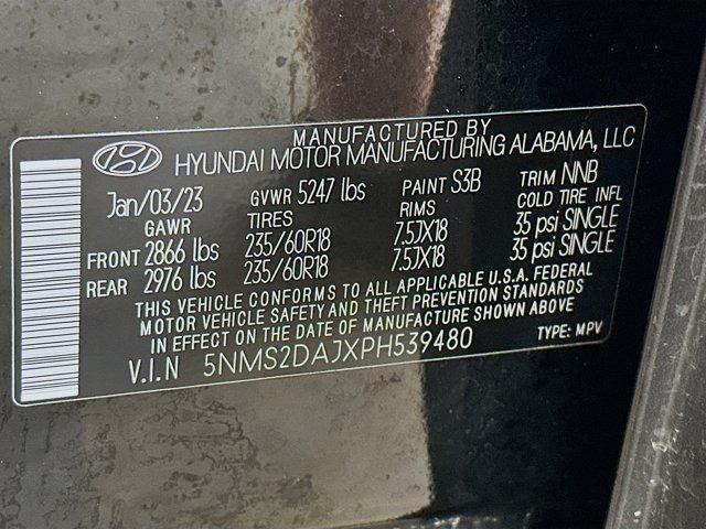 used 2023 Hyundai Santa Fe car, priced at $20,697