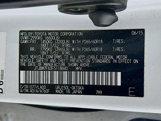 used 2015 Lexus GX 460 car, priced at $26,897