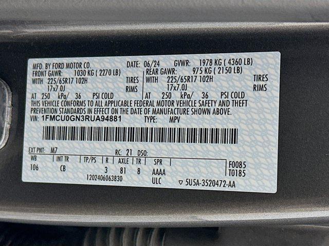 used 2024 Ford Escape car, priced at $18,597