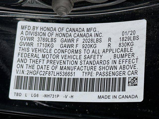 used 2020 Honda Civic car, priced at $18,597