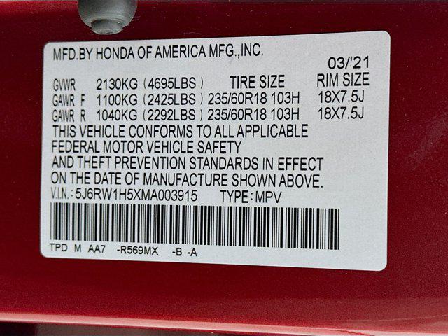 used 2021 Honda CR-V car, priced at $22,897