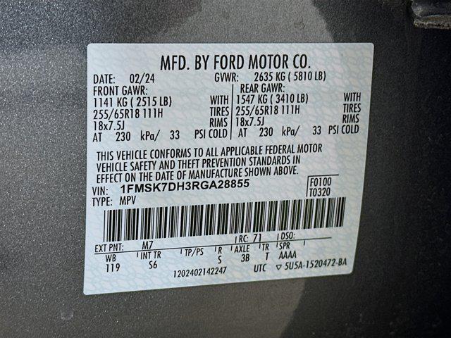 used 2024 Ford Explorer car, priced at $29,997