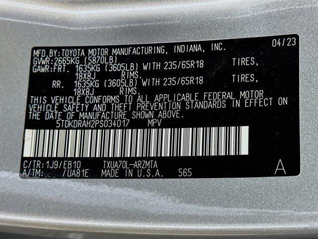 used 2023 Toyota Highlander car, priced at $36,897
