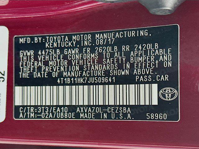 used 2018 Toyota Camry car, priced at $16,197