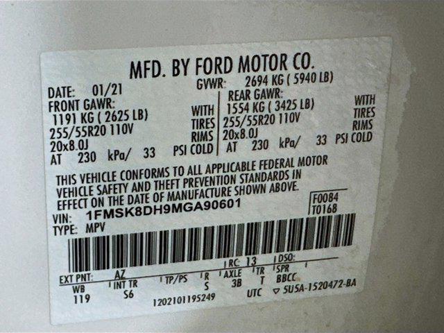 used 2021 Ford Explorer car, priced at $26,297