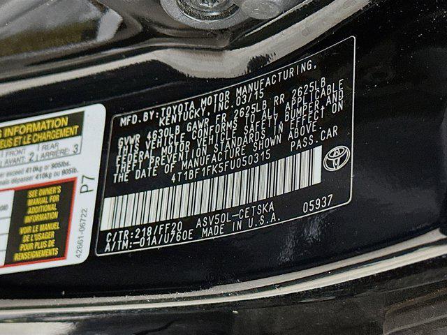 used 2015 Toyota Camry car, priced at $12,797